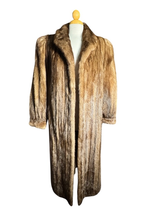 Evan’s Furs at Robinson’s Jackets & Blazers - Vintage Classic Brown Full Length Mink Fur Coat